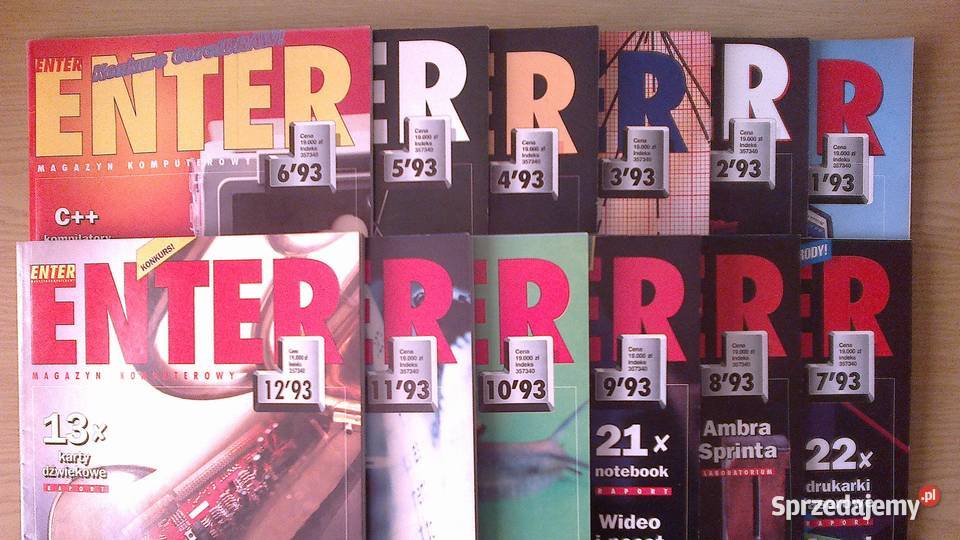 Czasopismo ENTER 92 93 91 94 zachodniopomorskie Szczecin