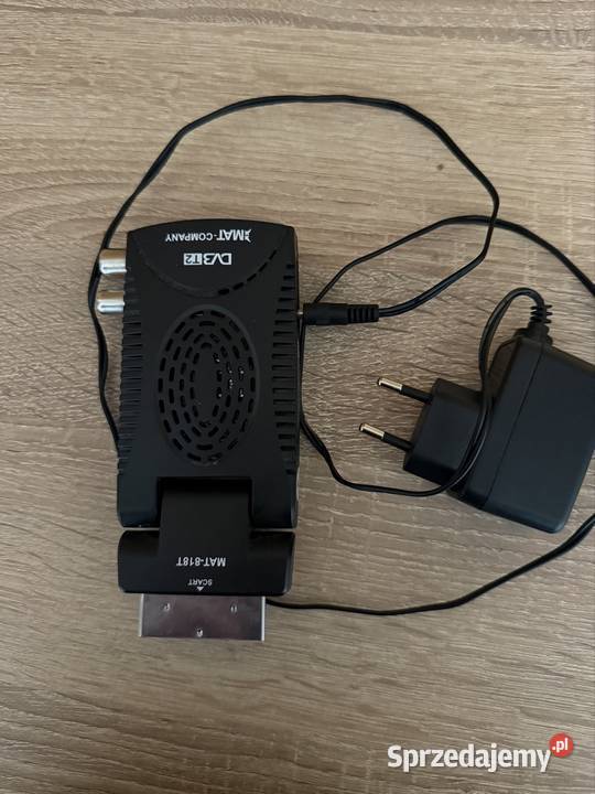 Tuner DVBT2 MAT818T SCART sam dekoder zasilacz łódzkie Łódź sprzedam