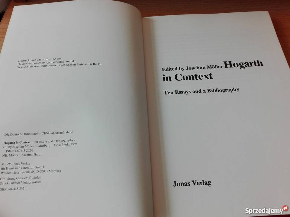 Hogarth in context ten essays and a biography J Gdańsk sprzedam