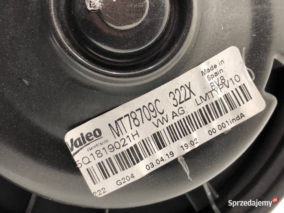 DMUCHAWA NAWIEWU VW TROC 5Q1819021H WENTYLATOR sprzedam