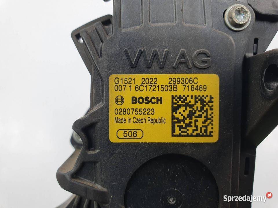 PEDAŁ SKODA FABIA III 6C172150B kujawsko-pomorskie Lipno