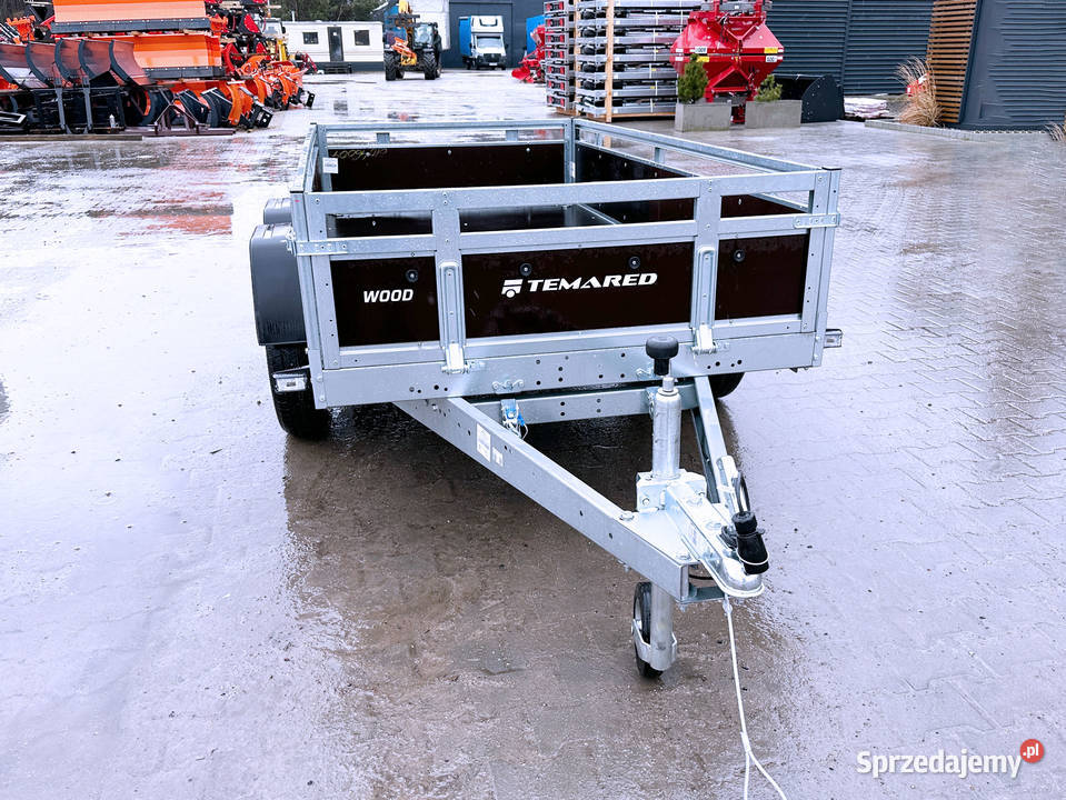 Przyczepka TEMARED WOOD 26122 KIPP DMC 750 burty Cegielsko