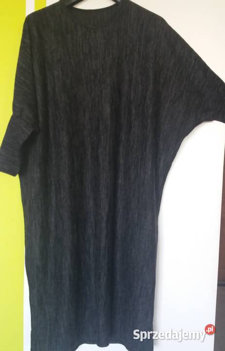 XXL5456 Sukienka o kroju nietoperza produkt czarny Spódnice i sukienki Odzież damska Gliwice