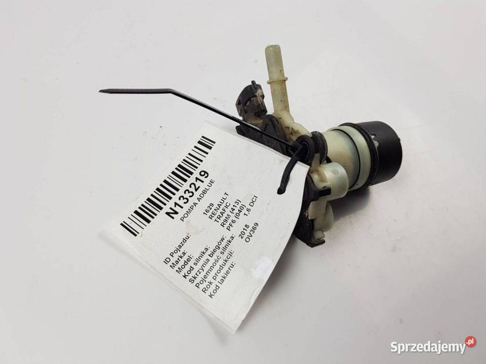 POMPA ADBLUE 911680A 400876499 RENAULT TRAFIC kujawsko-pomorskie Lipno