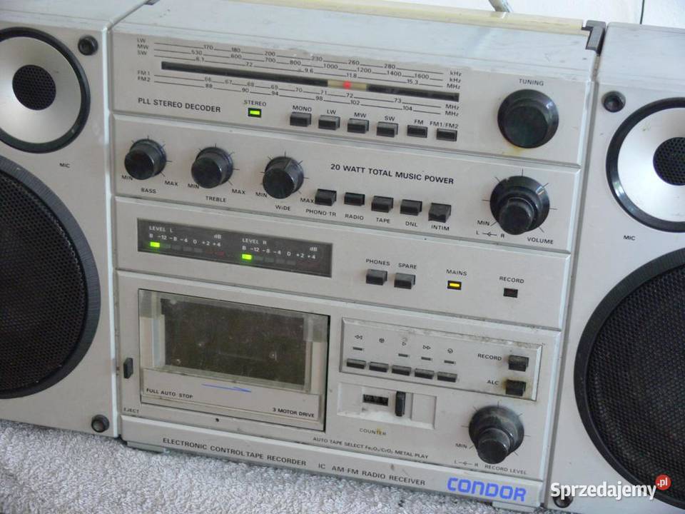 Radio Magnetofon Condor Unitra WYSYŁKA Jasło