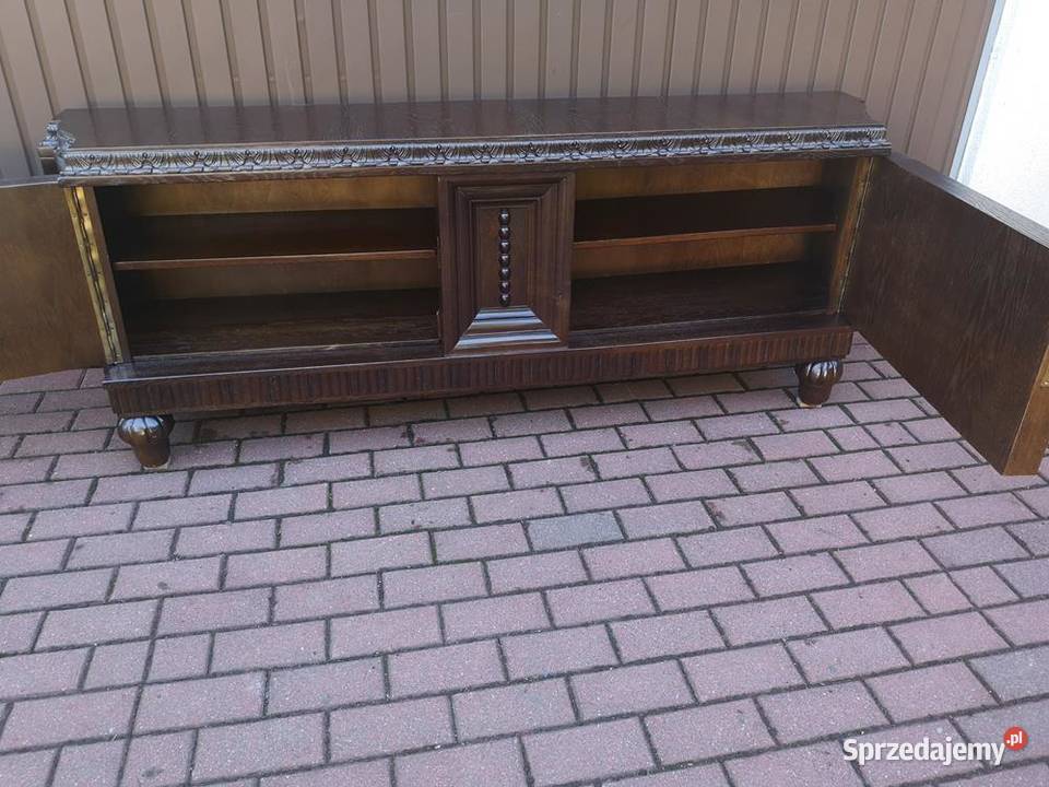 Komoda Niska RTV 193 Dębowa Solidna Zgrabna