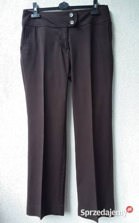 Eleganckie spodnie czekoladowe rL HM H&M Spodnie mazowieckie sprzedam