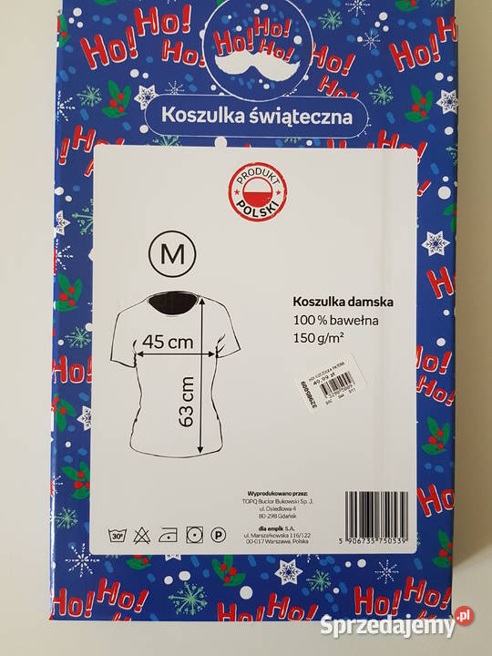 Nowa Koszulka na Boże Narodzenie wzory rozmiar M