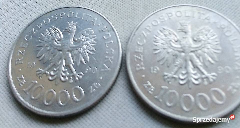POLSKA 10 000 1990 r XCuNi SOLIDARNOŚĆ Legionowo