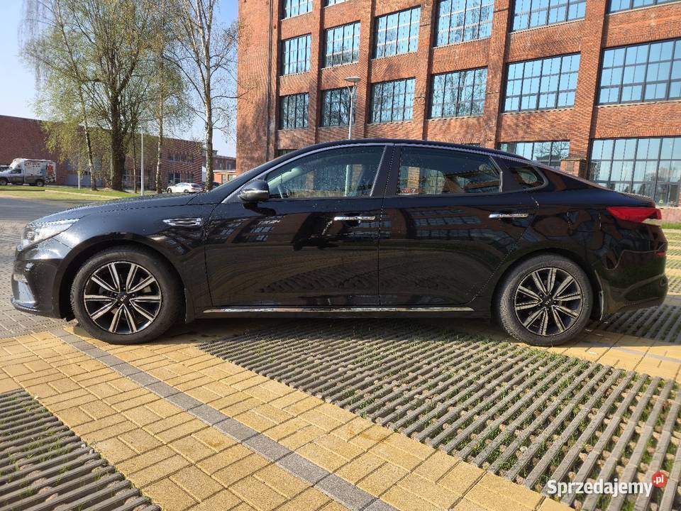 KIA OPTIMA 16 TGDi Wersja L Salon Polska elektrycznie ustawiane fotele Optima Wrocław