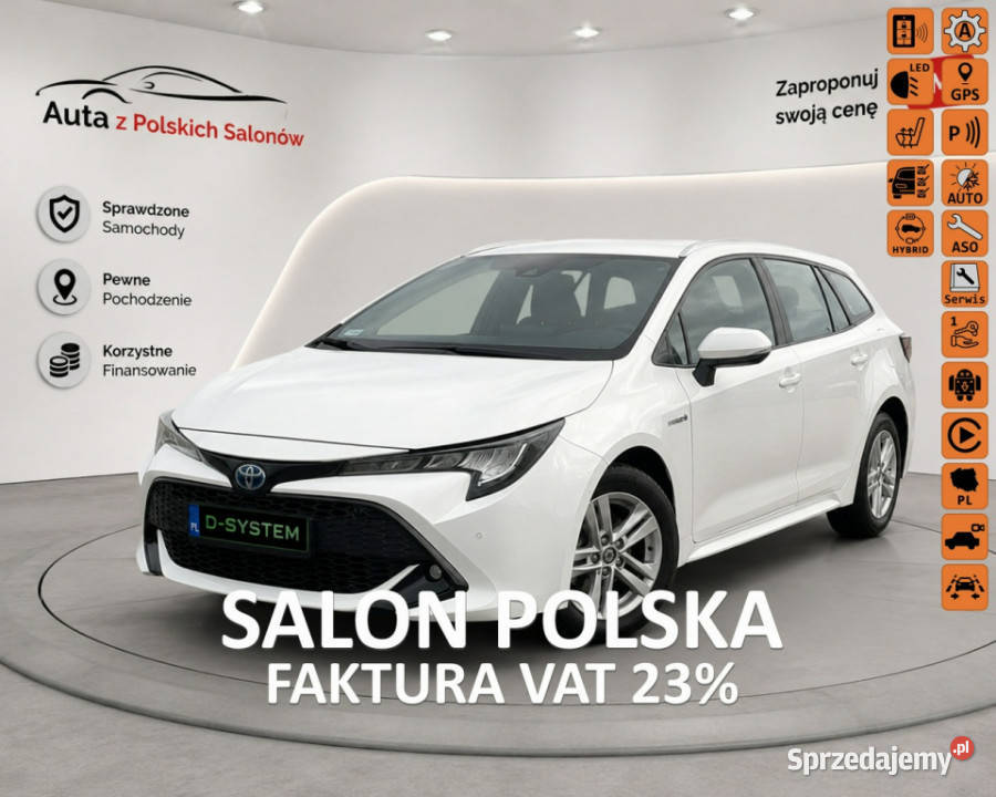 Toyota Corolla 22 Salon Polska 18 HYBRID z elektrochrom. lusterko wst. Corolla Białystok