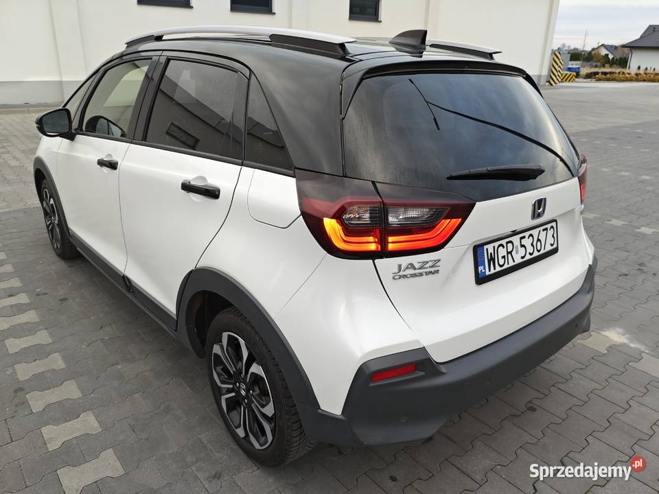Honda Jazz V Crosstar 2022 Full Hybrid 15 White Hatchback Samochody osobowe Warka sprzedam