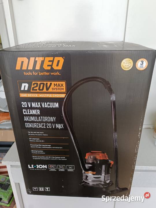 Odkurzacz akumulatorowy 20 V Niteo 150W 20L Kędzierzyn-Koźle