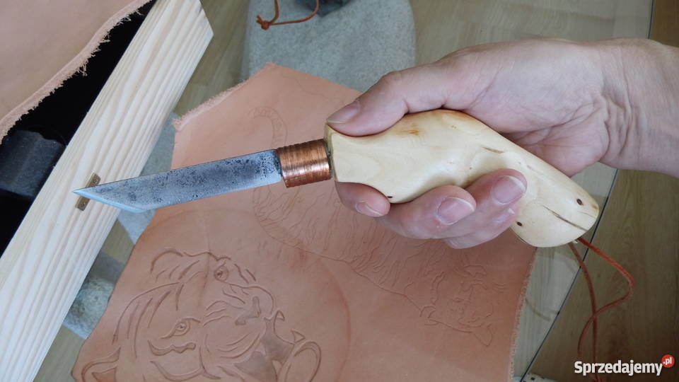 Kaletnictwo rymarstwo Noże do skóry Zestaw Radzewice sprzedam