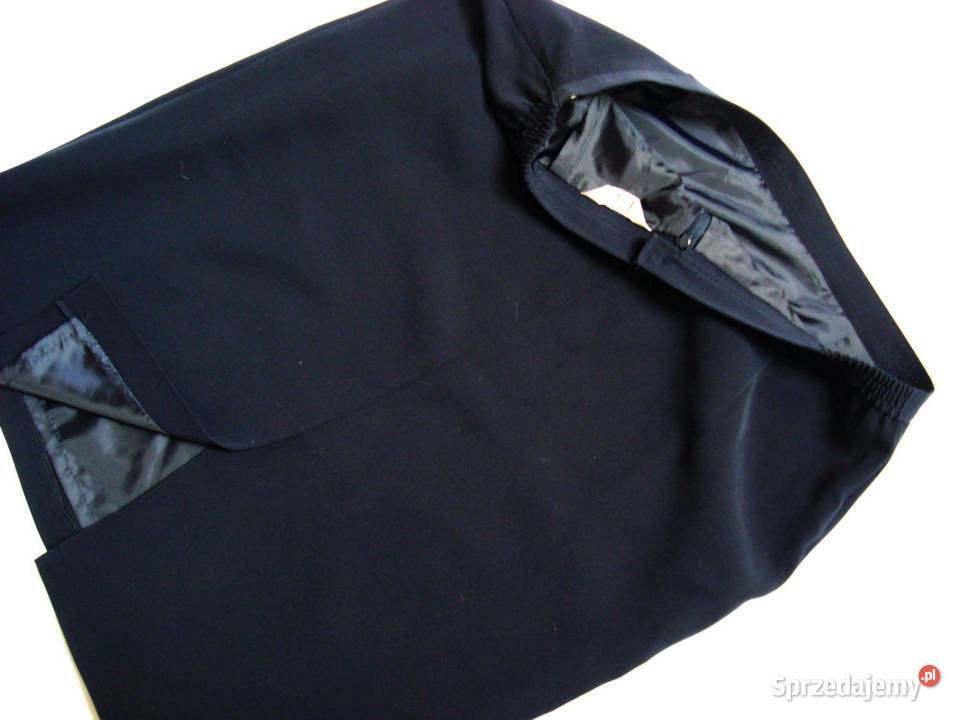 ELVI spódnica Granatowa do pracy 48 Moda i Styl Nowy Sącz