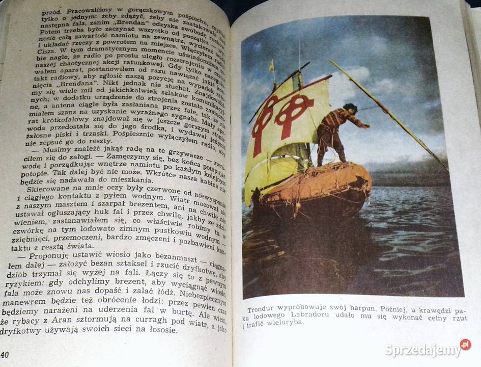 Podróż Brendana Tim Severin miękka z obwolutą lubelskie Chełm