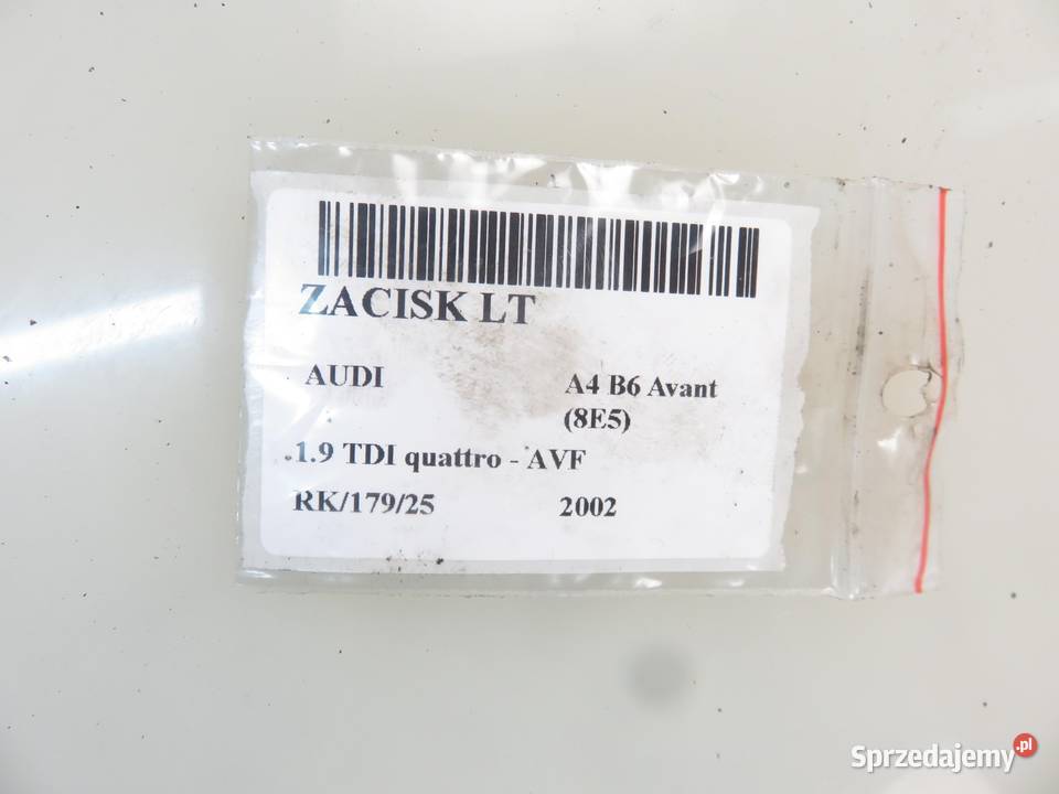 ZACISK LEWY TYŁ AUDI A4 B6 19 TDI sprzedam