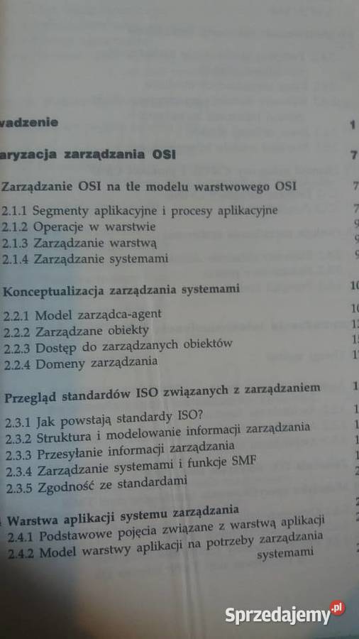 standardy zarządzania sieciami książki unikatowe mazowieckie sprzedam