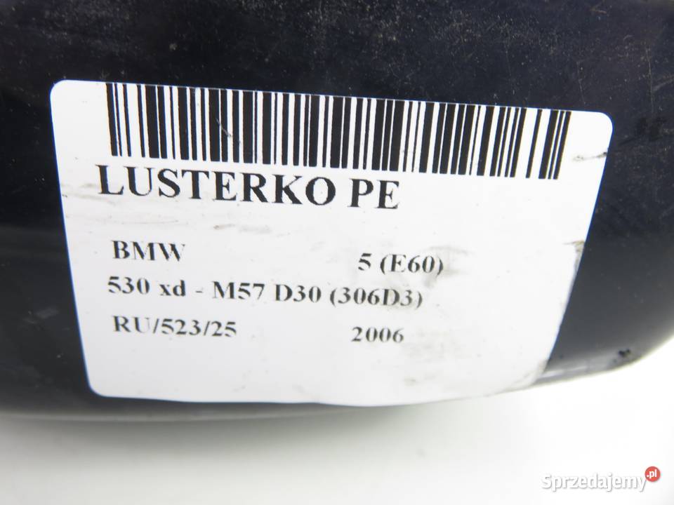 LUSTERKO PRAWE BMW E60 A355 MONACOBLAU METALLIC