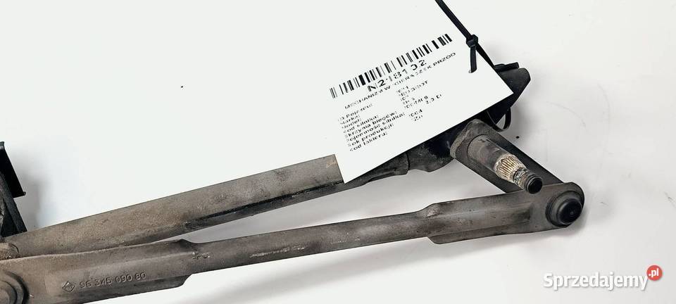 MECHANIZM WYCIERACZEK PRZÓD PEUGEOT 307 404638