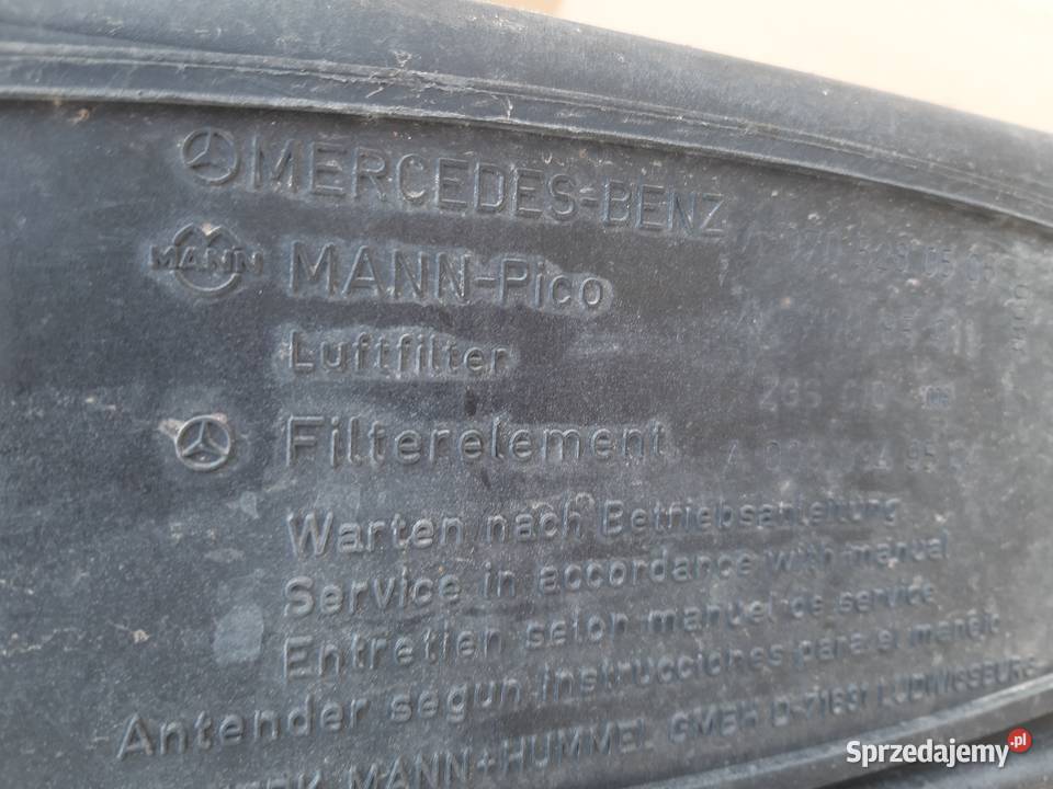MERCEDES ATEGO OBUDOWA FILTRA POWIETRZA ciężarowe