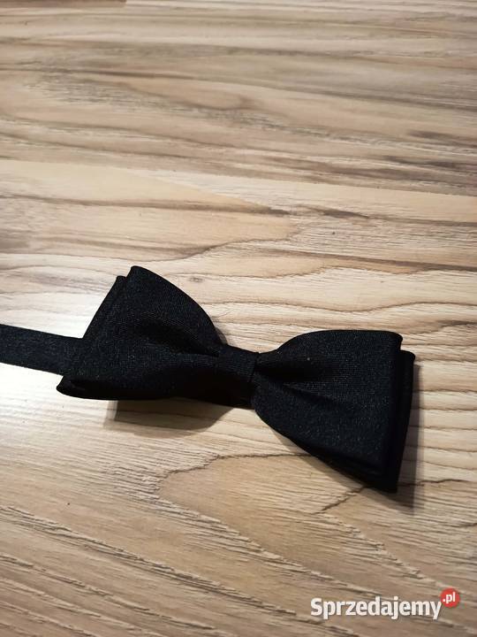 Elegancka Muszka Chłopięca Czarna Na Pasku Suwałki