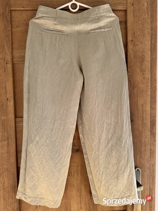 Spodnie damskie 34 Massimo Dutti wiskoza len Częstochowa sprzedam