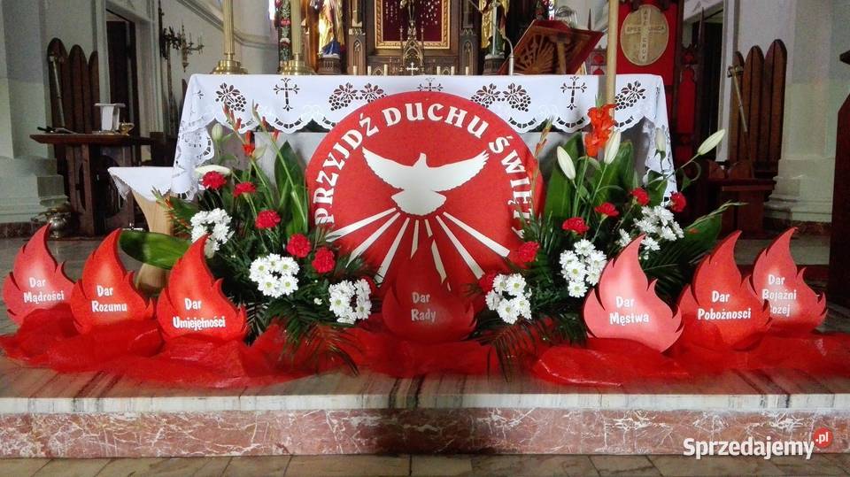 Bierzmowanie dekoracja Jasienica Rosielna