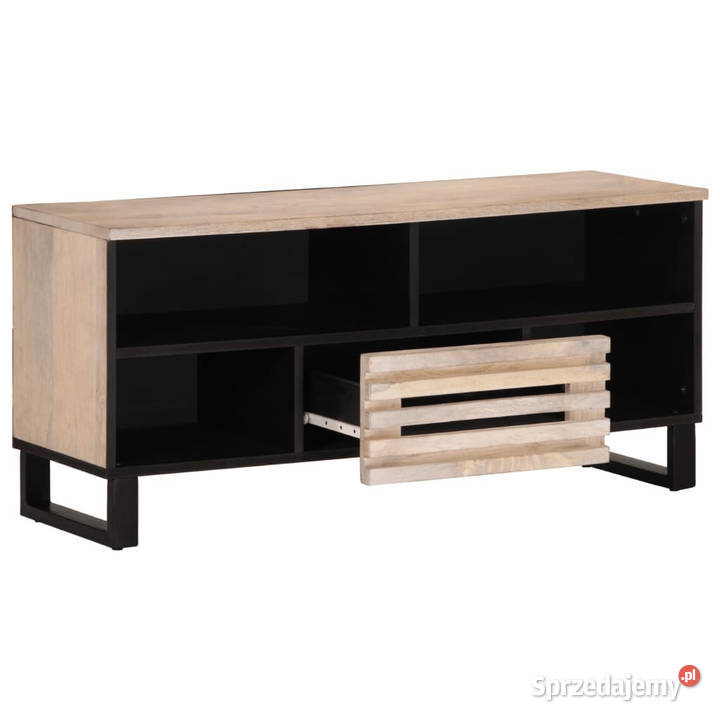 Szafka pod telewizor 100x34x46 lite drewno mango Pozostałe mazowieckie Warszawa sprzedam