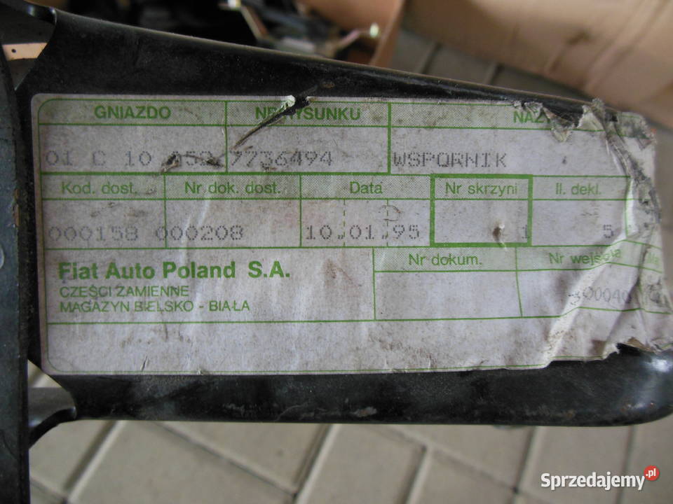 Wspornik filtra oparów paliwa Fiat Cinquecento Kozy