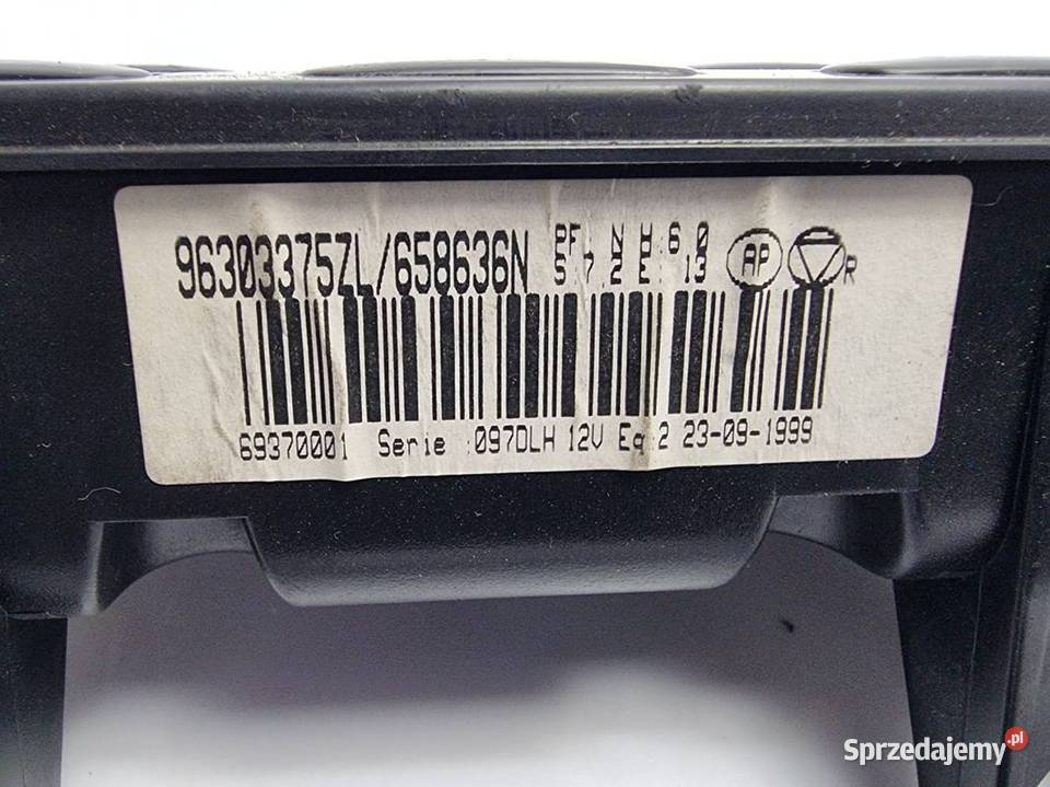 PANEL KLIMATYZACJI PEUGEOT 406 96303375ZL Lipno