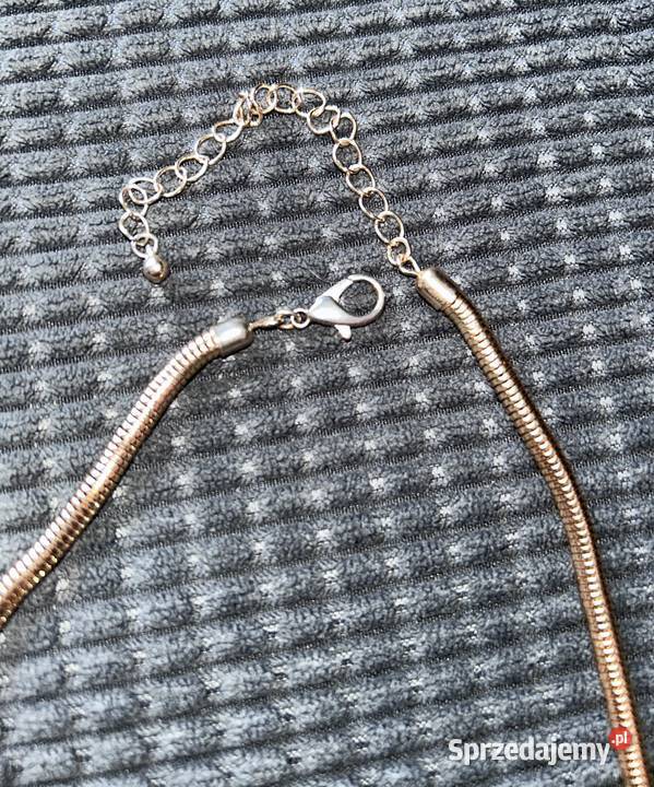 Naszyjnik węże cyrkonie regulacja piękny Wrocław sprzedam