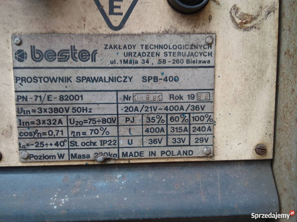 Sparawka Bester SPB 400 Skarżysko-Kamienna