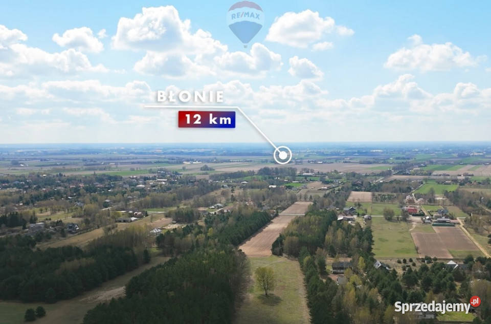 Działki budowlane zbuduj dom w lesie 26m Powązki