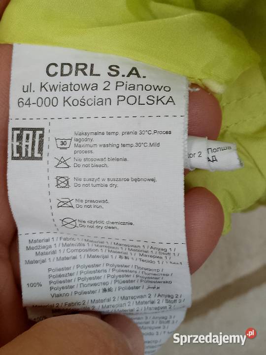 Coccodrillo Kurtka wiatrówka 92 kaptur kieszenie Coccodrillo Garwolin sprzedam
