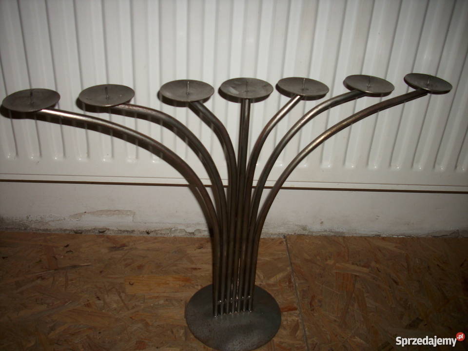 Wielki świecznik do salonuVintage Loft Barlinek