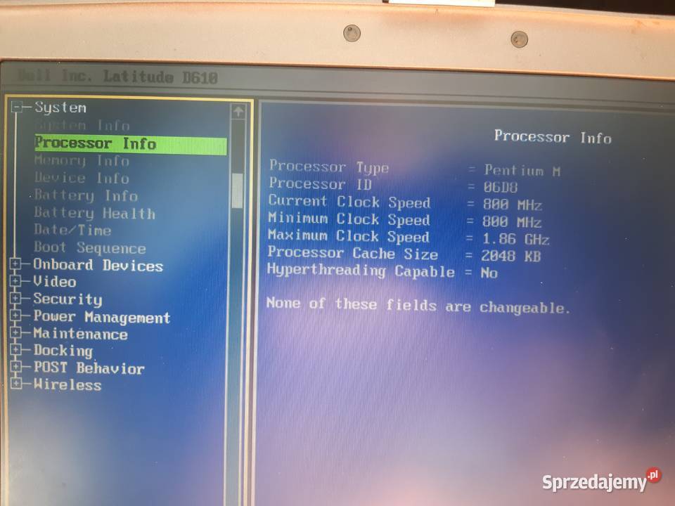 laptop Dell Latitude D610 mazowieckie Warszawa