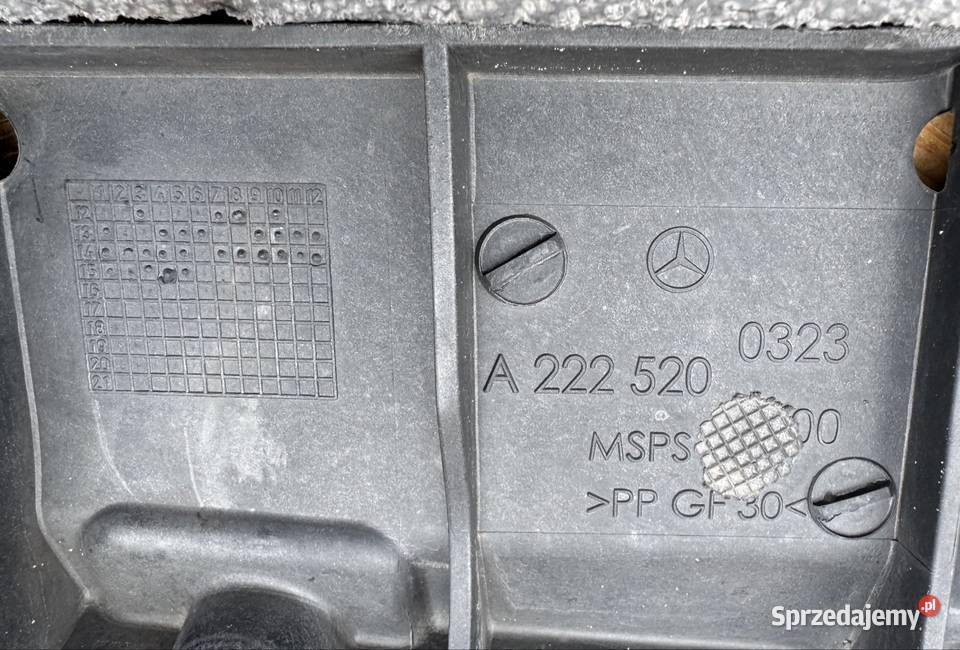 Płyta osłona pod zderzak przód w222 4matic Międzychód