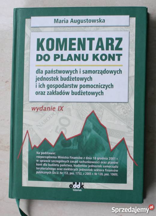 Komentarz do planu kont Maria Augustowska poradnik