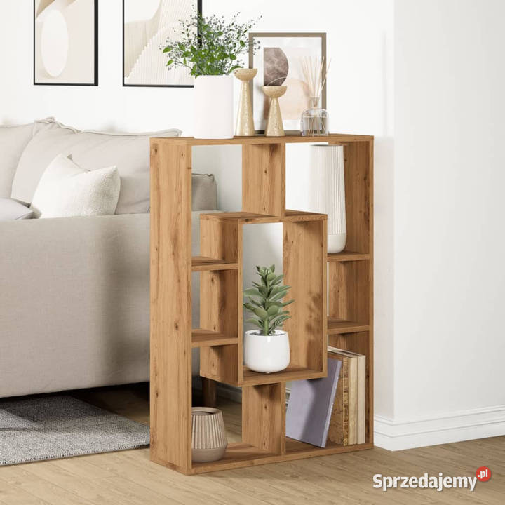 Regał na książki dąb artisian 63x20x90 WM858146 Warszawa