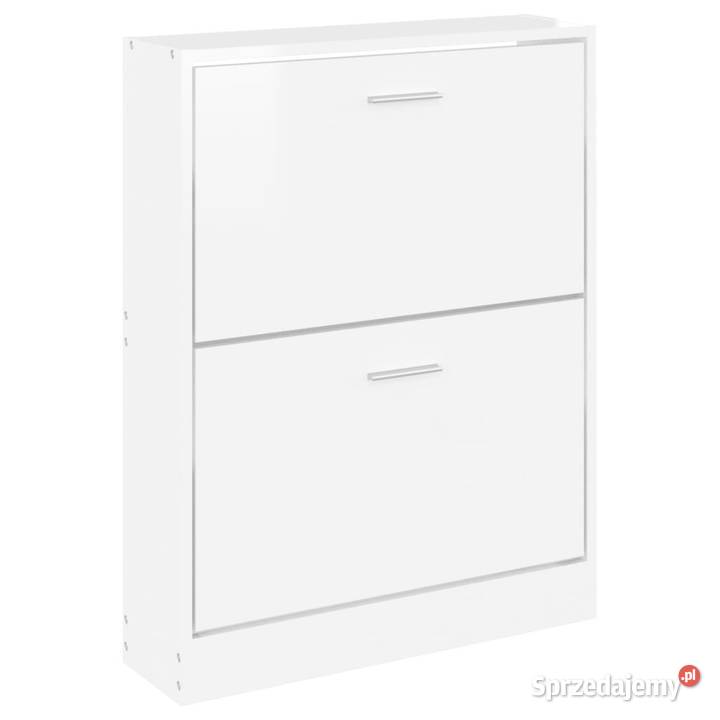 Szafka na buty wysoki połysk biała 59x17x81 sprzedam