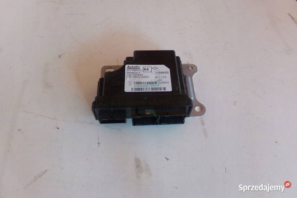 MODUŁ SENSOR AIRBAG RENAULT 637498500C Rakoniewice