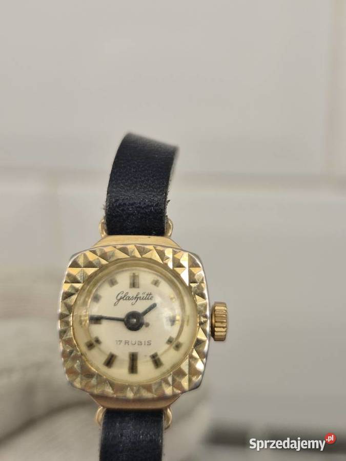 Damski mały zegarek biżuteryjny Glashutte Chorzów sprzedam