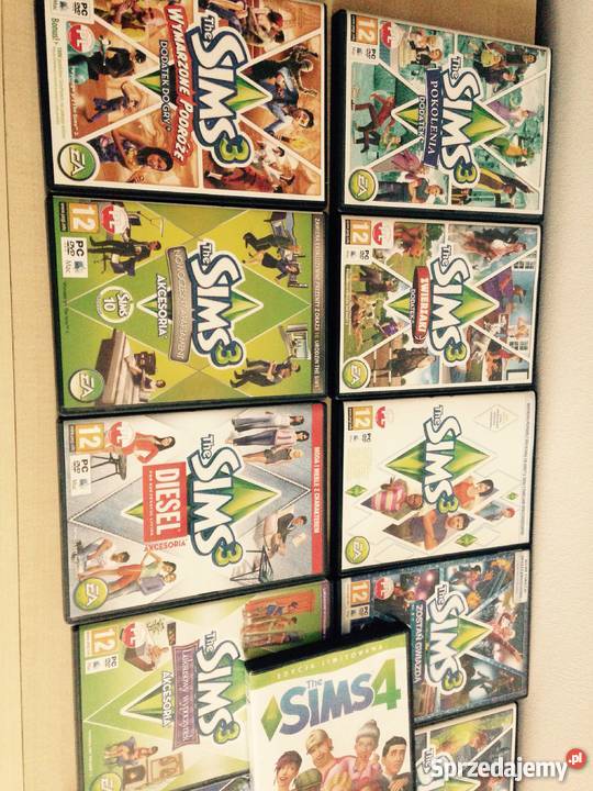 The Sims 3 cala kolekcja i the Sims 4 podstawa symulacje