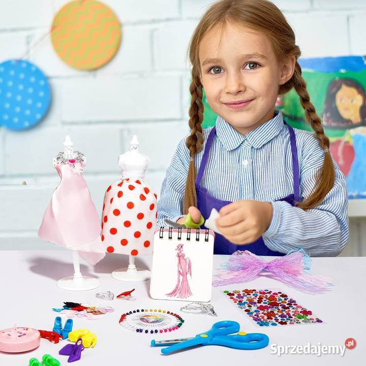 Zestaw do projektowania mody DIY z akcesoriami Edukacyjne Wrocław sprzedam