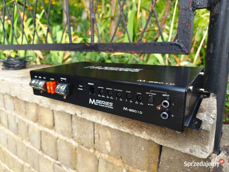 Wzmacniacz samochodowy 1 kanałowy monoblok Audio Niegowonice