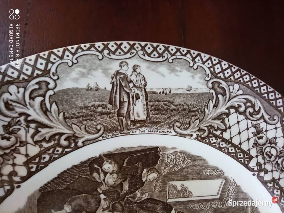 Patera The Mariagge of Pocahontas Crown Ducal pomorskie Gdańsk