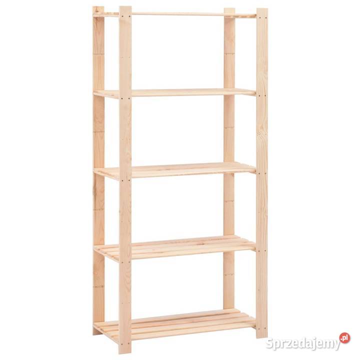 vidaXL Regał z 5 półkami 80x38x170 lita sosna Warszawa sprzedam