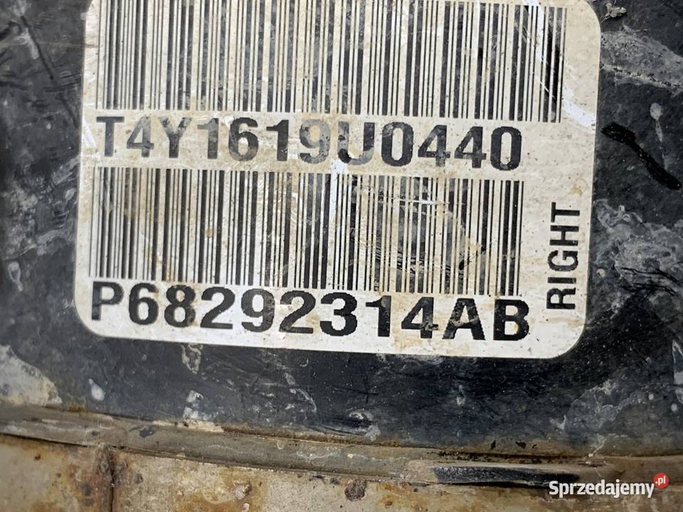PÓŁOŚ PRAWY TYŁ JEEP CHEROKEE KL 68292314AB 32 osobowe