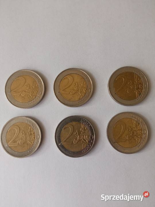 Monety kolekcjonerskie 2 Euro 20002010 r 6 Sosnowiec sprzedam